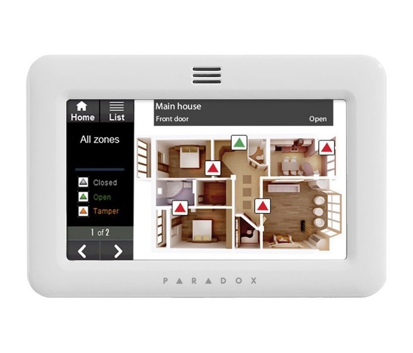 Paradox 5“ LCD Touch-Bedienteil TM50W