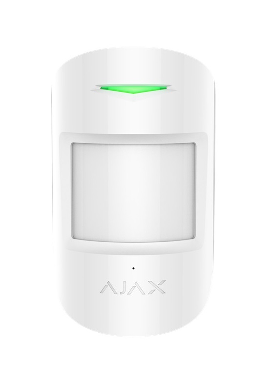 Ajax PIR+Glasbruch-Melder CombiProtect, weiß - Vorderansicht