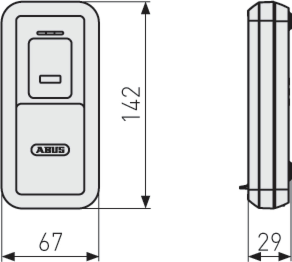 ABUS Bluetooth®-Fingerscanner HomeTec Pro CFS3100 weiß