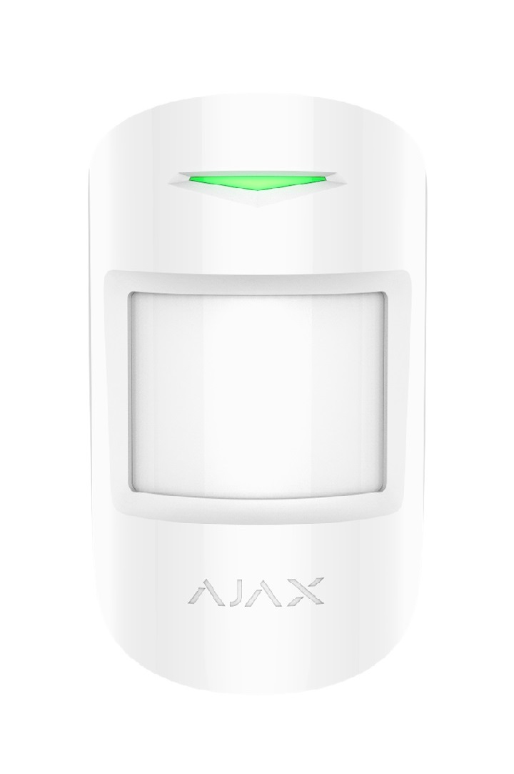 Ajax PIR+MW-Melder MotionProtect Plus, weiß - Vorderansicht